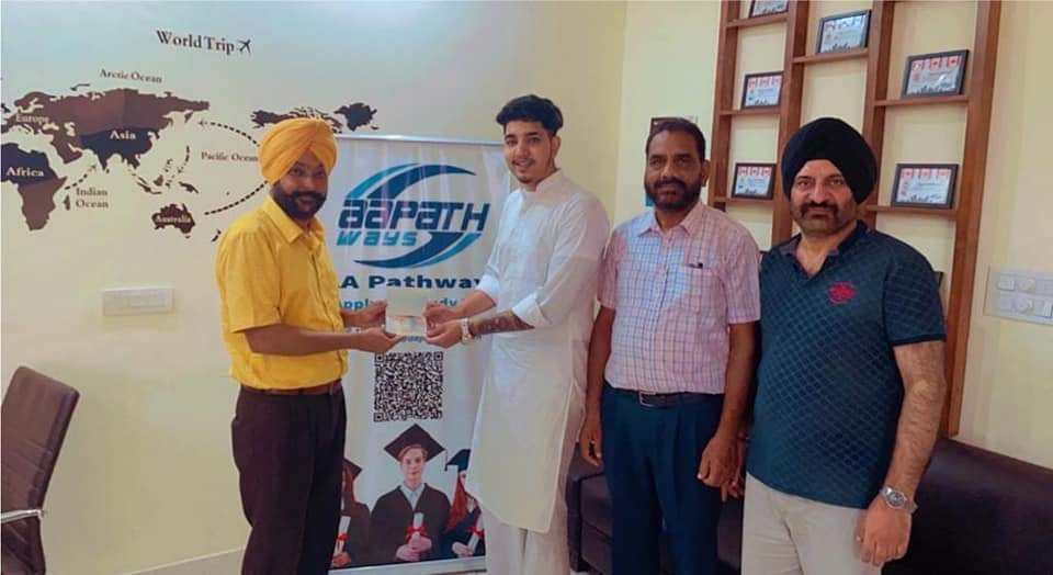 Abhishek Teja From Amritsar got his Canada Study Viusa